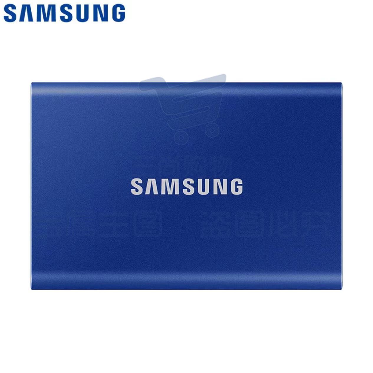 三星 2TB Type-c USB 3.2 移动固态硬盘（PSSD） T7 极光蓝NVMe传输速度1050MB/s 三色可选 备注 