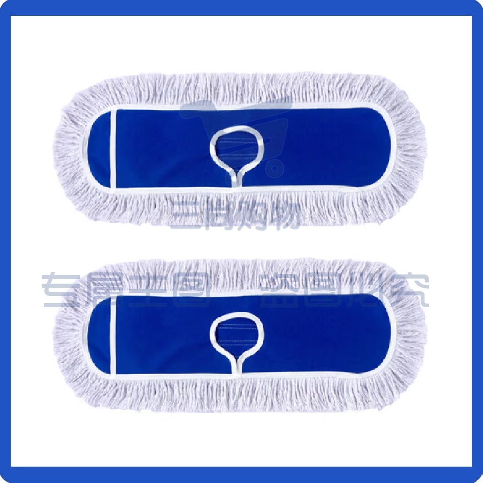 雅高 60CM拖把替换布2个装 大号平板拖把60CM尘推替换布