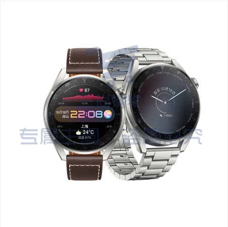 华为（HUAWEI） WATCH 3 Pro 48mm eSIM独立通话智能手表 心脏与呼吸健康管理 体温检测 NFC支付 棕色真皮表带