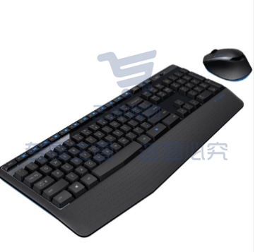 罗技（Logitech）MK345 键鼠套装 无线键鼠套装 办公键鼠套装 全尺寸 黑色 带无线2.4G接收器