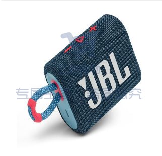 JBL GO3 音乐金砖三代 便携式蓝牙音箱 低音炮 户外音箱 迷你小音响 极速充电长续航 防水防尘设计 蓝拼粉色 pcyg-2021042710462