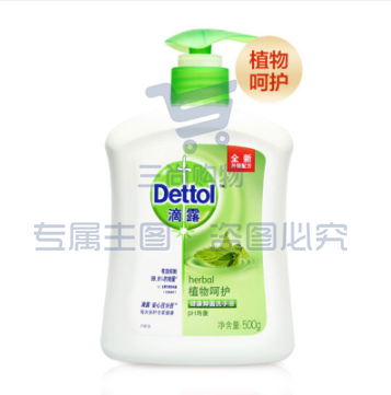 滴露/Dettol 健康抑菌洗手液植物呵护500g 抑菌99.9%