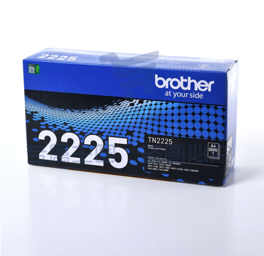 兄弟（brother）TN-2225 黑色原装 大容量 适用HL-2250DN 2240 MFC-7860DN 7360 FAX-2890