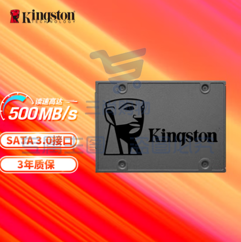 金士顿(Kingston) 480GB SSD固态硬盘 SATA3.0接口 A400系列 台式升级 上门安装系统 SKU：TK00690