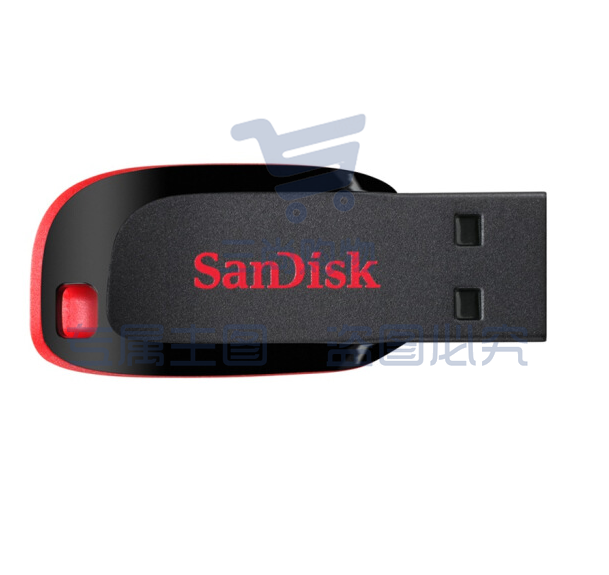 闪迪 (SanDisk)32GB USB2.0 U盘 CZ50酷刃 黑红色