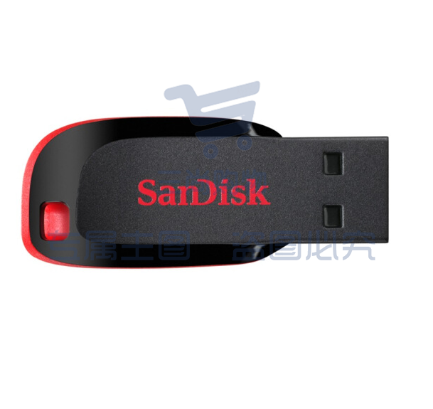 闪迪 (SanDisk)32GB USB2.0 U盘 CZ50酷刃 黑红色 SKU：TK05842