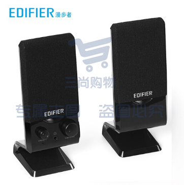 漫步者（EDIFIER） R10U 2.0声道 多媒体音箱 音响 电脑音箱 黑色