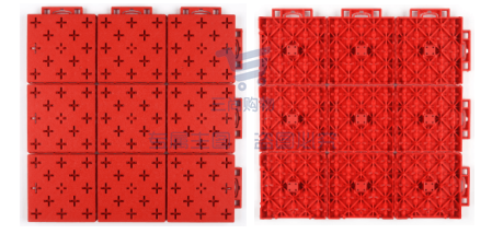 英利奥悬浮拼接地板 球场拼装地板—弹性十字星