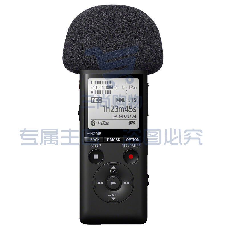 索尼 SONY 数码录音棒 PCM-A10 16G (黑) 专业线性录音 高清降噪手机远距离操控无损音乐播放器