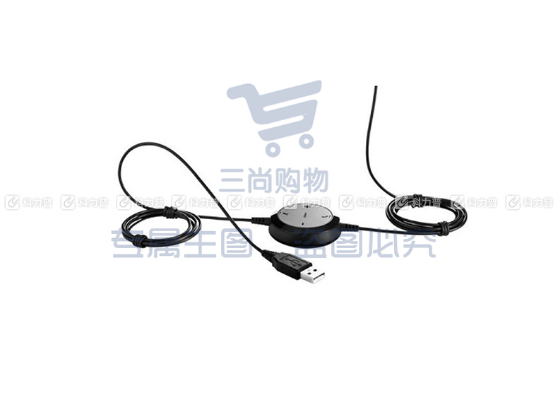 捷波朗 Jabra USB耳机 EVOLVE 20 STEREO (黑色) 高保真立体声