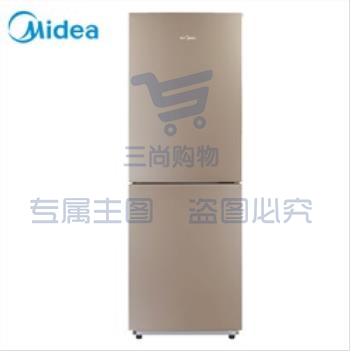 美的（Midea） BCD-190CM(E) 家用双门冰箱 190升 节能静音 持久锁冷 HIPS环保内胆 阳光米