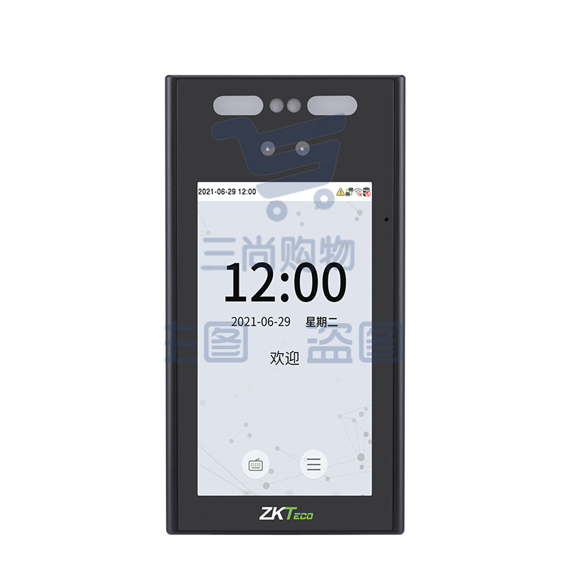 ZKTeco\熵基科技 xface700动态人脸秒识别 口罩识别 WIFI传输 考勤门禁一体机