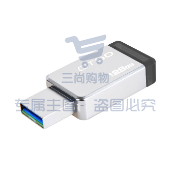 金士顿 Kingston  DT50 U盘 128GB (黑色) USB3.1 金属U盘