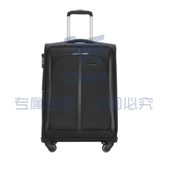 Diplomat外交官DEF-1551B 行李箱商务万向轮旅行拉杆箱旅行箱黑色 21英寸