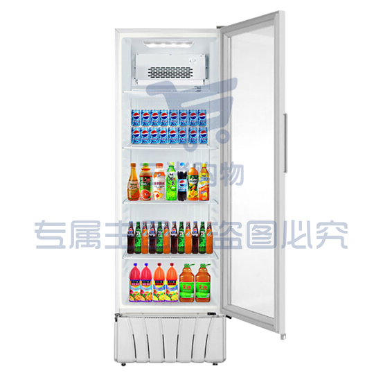 海尔（Haier）SC-412 大容积玻璃冷藏商用立式啤酒饮料展示柜冷柜