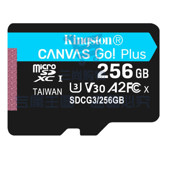 金士顿TF卡(Micro SD) 摄像头专用 高速存储内存卡 170M/S SDCG3/256GB SKU：TK07783