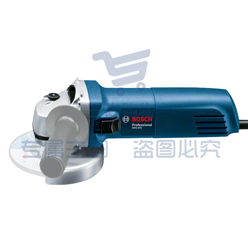 博世（BOSCH）GWS 670 角磨机切割机打磨机磨光机 670瓦 100mm 多功能电动工具 SKU：YDKJ09613