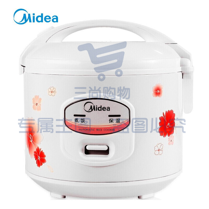 美的（Midea）电饭煲 4L机械式家用电饭锅 简单易用 合金内胆防刮耐磨 MB-YJ408J SKU：YDKJ09749