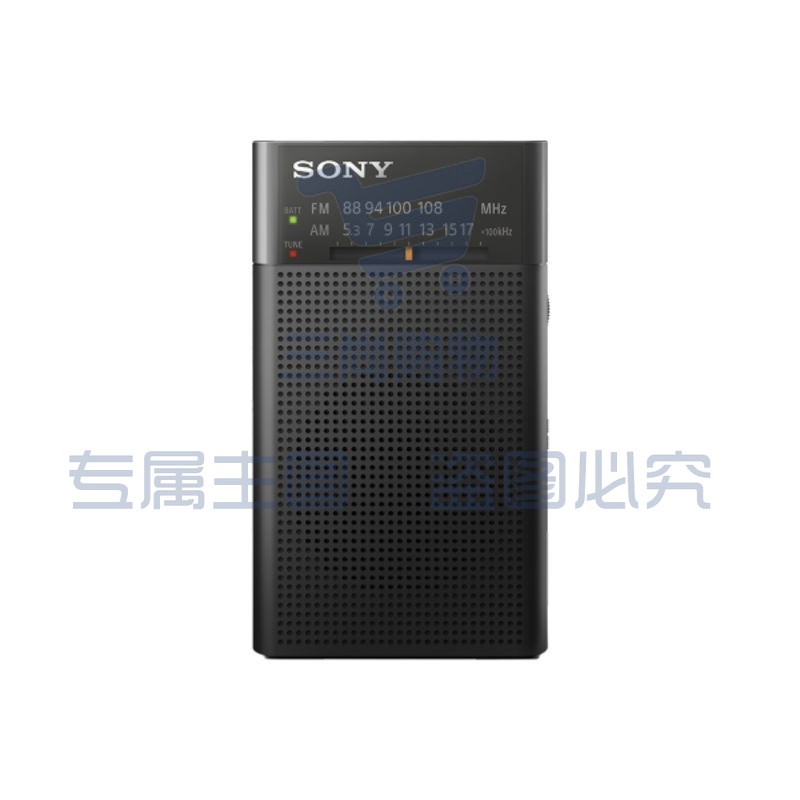 索尼（SONY） ICF-P27 便携式收音机 调频 带扬声器和AM/FM调谐器 新款 送老人 黑色