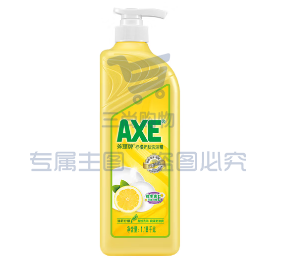 斧头牌(AXE)柠檬护肤洗洁精1.18kg*6 有效祛油 维E呵护不伤手 带泵