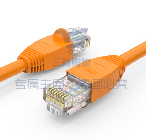 秋叶原(CHOSEAL)高速超五类网线 网络线连接线 带水晶头网络跳线 10米 QS5401CT10 TJHX07171014244768