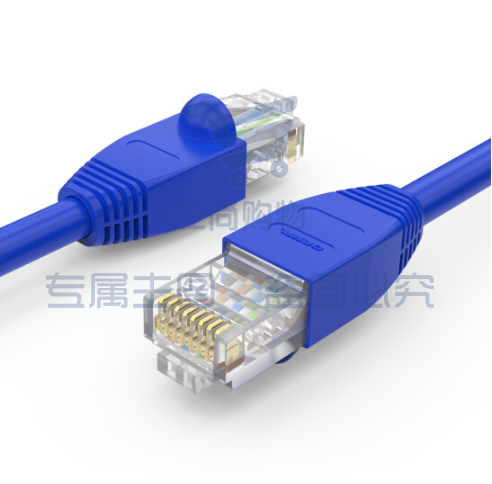 秋叶原(CHOSEAL)高速超五类网线 网络线连接线 带水晶头网络跳线 10米 QS5401BT10 TJHX07171014261049
