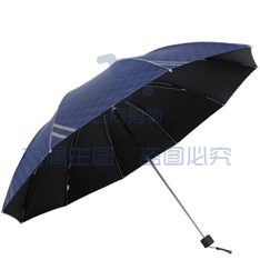 【京东超市】天堂伞 特大加固三折全钢晴雨伞3309E格016兰格-京东