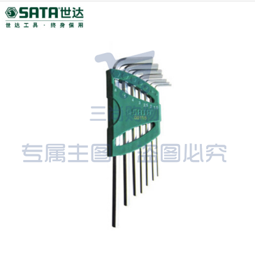 世达（SATA）7件加长内六角扳手组套货号09115