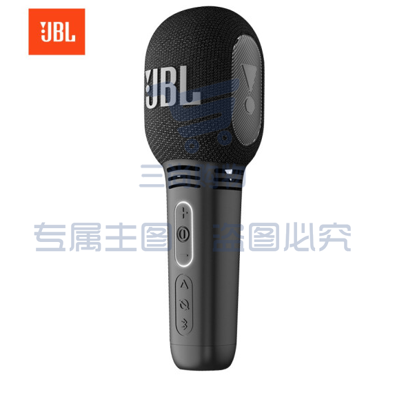 JBL KMC300 蓝牙无线麦克风 全民K歌话筒音响音箱一体麦克风 黑色