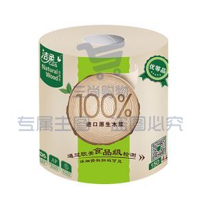 洁柔低白度卫生卷纸 MJ003-01 101*138mm 四层 150g/卷 12卷/提 6提/箱