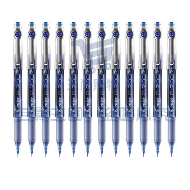 百乐 BL-P70 中性笔0.7mm 签字笔 12支 蓝色