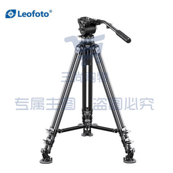 徕图（Leofoto）LVC-253+BV-15黑金刚系列单反微单摄像摄影液压云台高端影像三脚架云台套装
