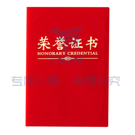 晨光（M&G）ASC99308尊贤绒面荣誉证书 12K