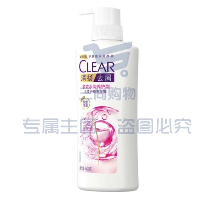 清扬 洗发水 500ML 多效水润养护型