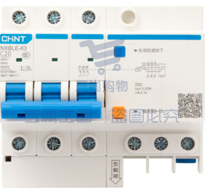 正泰(CHNT)小型漏电保护断路器 NXBLE-32-3P-C20