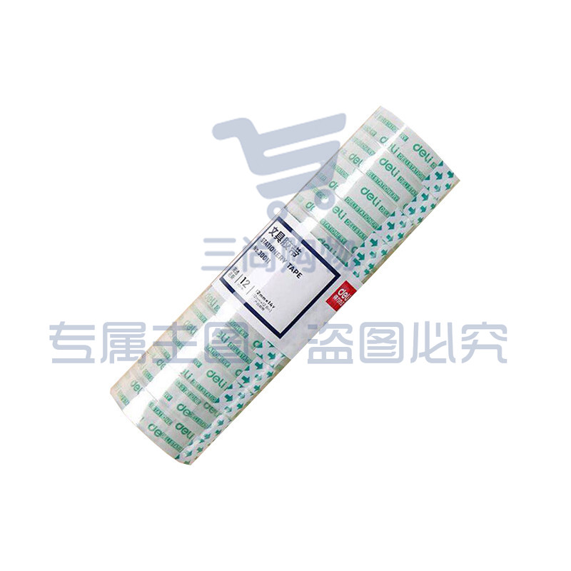 得力(deli) 30011 透明胶带文具胶带 透明胶 玻璃胶14y小胶带 12mm*12.79米 单个装