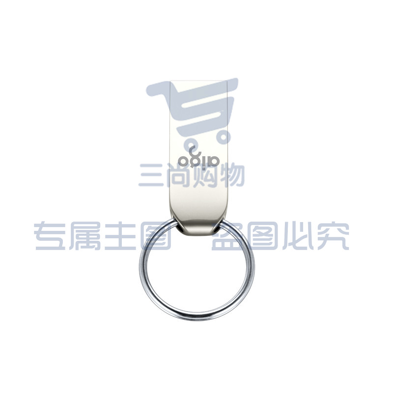 爱国者（aigo）8GB USB2.0 U盘 U268迷你款 银色 金属车载U盘 SKU：TK15965