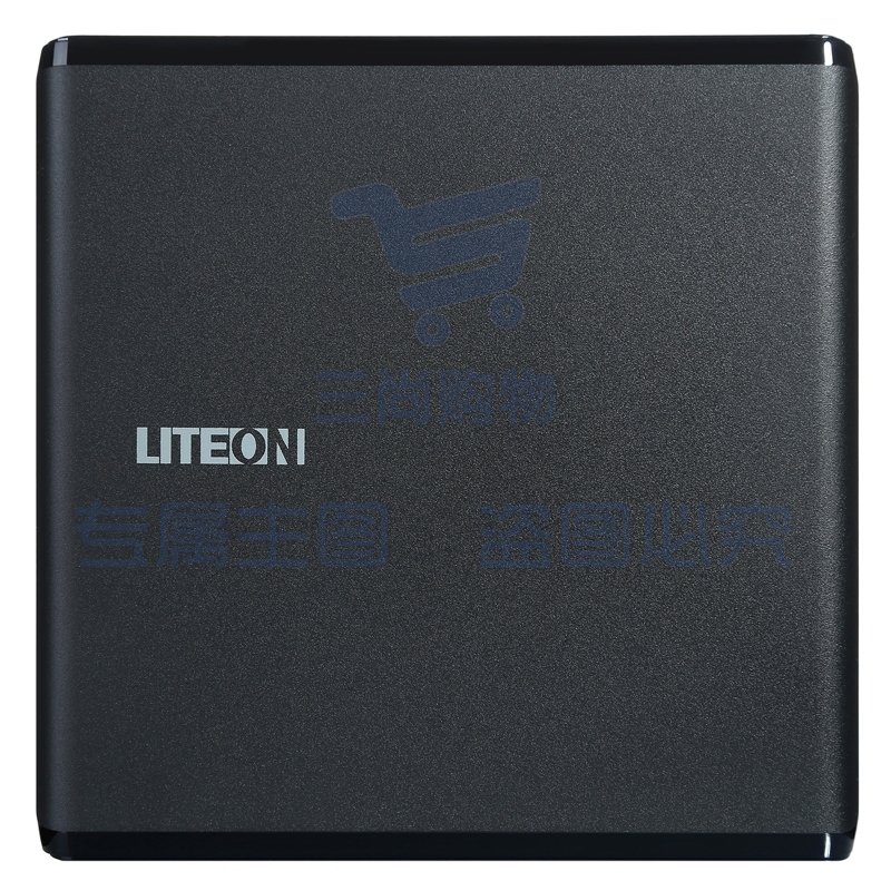 建兴（LITEON）8倍速 USB2.0 外置光驱 DVD刻录机 移动光驱 黑色(兼容WindowsXP/7/8/10苹果MAC系统/ES1)