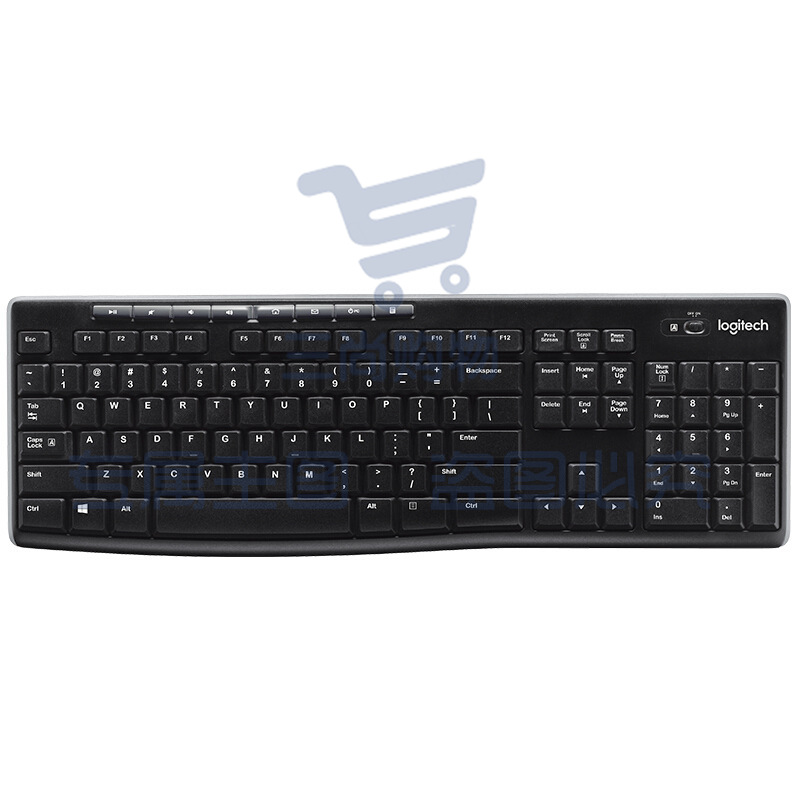 罗技（Logitech）K270 无线键盘多媒体全尺寸便捷舒适键盘 单位：个