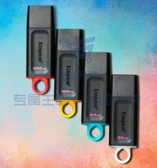 金士顿(Kingston)64GB USB3.2 Gen 1 U盘 DTX 时尚设计 轻巧便携
