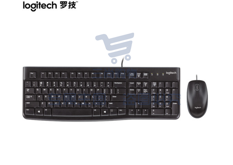 罗技（Logitech） MK120 键鼠套装 有线 黑色pcyg-201902261017598