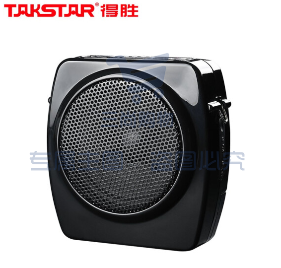 得胜(TAKSTAR)E6便携式大功率扩音器 教学专用导游教师耳麦喇叭扩音器 防尘防溅水 电量显示 黑色（可当天配送发货）