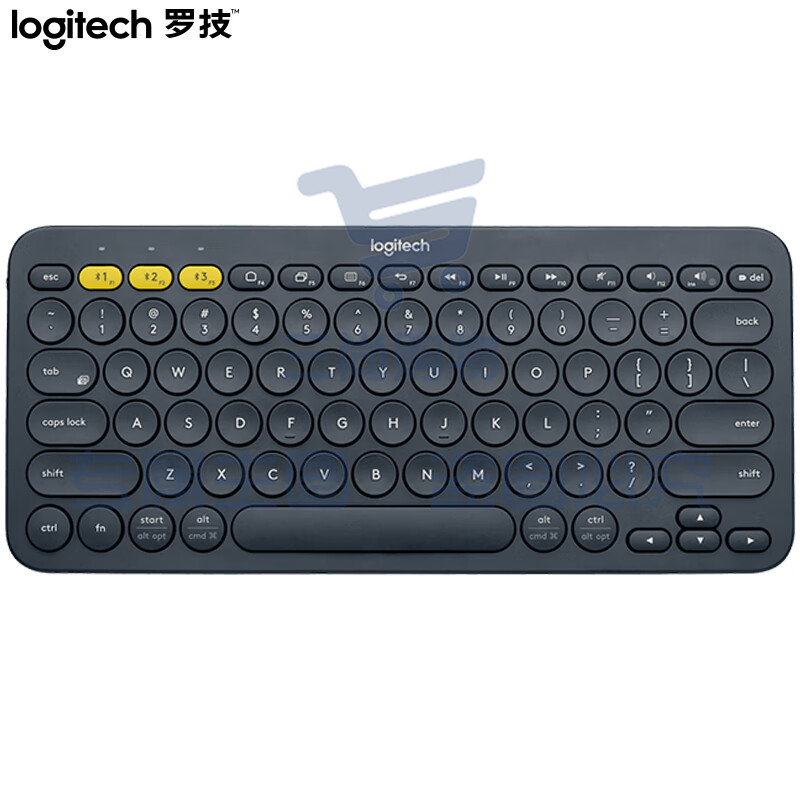 罗技（Logitech）K380 键盘 蓝牙键盘 深灰色
