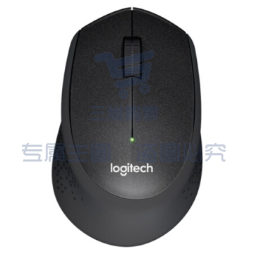 罗技（Logitech）M330 无线静音鼠标 舒适曲线 黑色 （M275升级版 ）