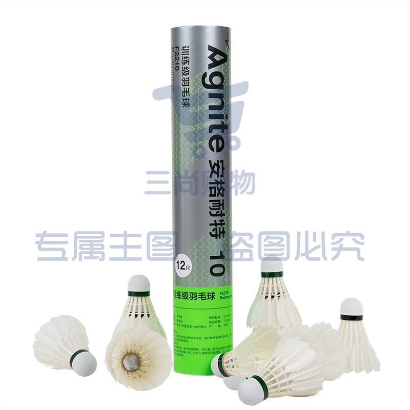 安格耐特F2210羽毛球(白色)(12只/筒)XTGM202303310925452