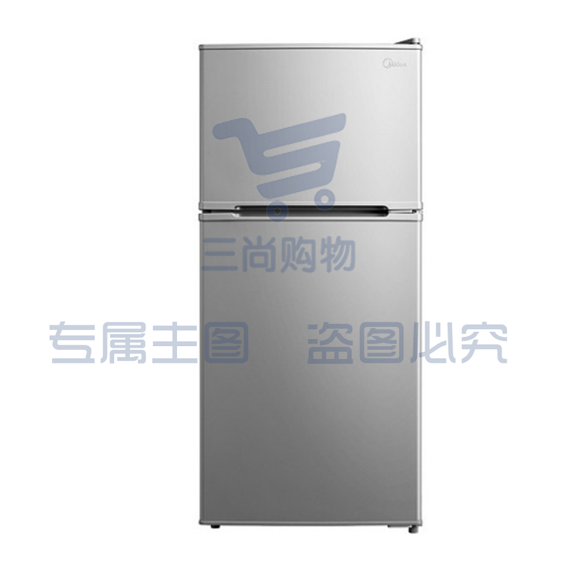 美的(Midea)112升节能冰箱双开门迷你 BCD-112CM