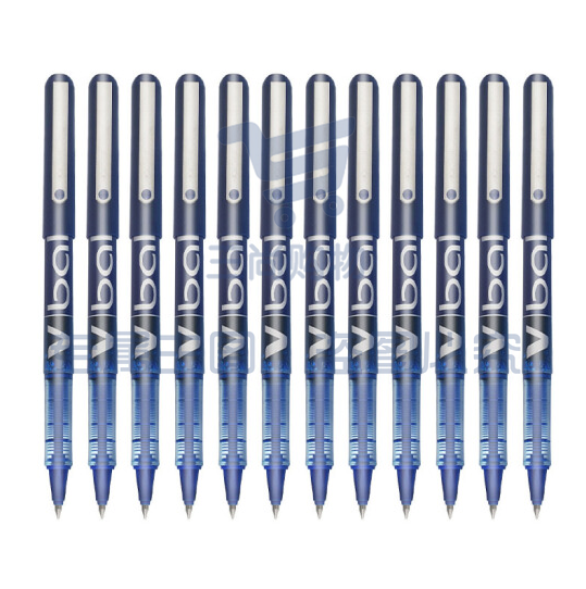 日本百乐 BL-VB5 蓝色 直液式走珠笔中性笔签字笔 0.5mm 12支装/盒(偏远区域下单请电话咨询)
