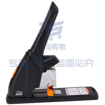 得力 0383 重型大号订书机 可订210页 黑色