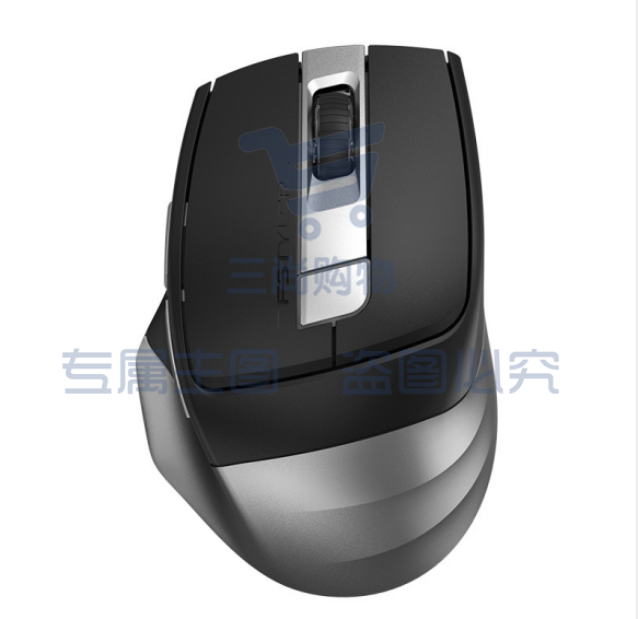 双飞燕（A4TECH）FB35CS 飞时代无线蓝牙鼠标轻音充电款 钢铁灰