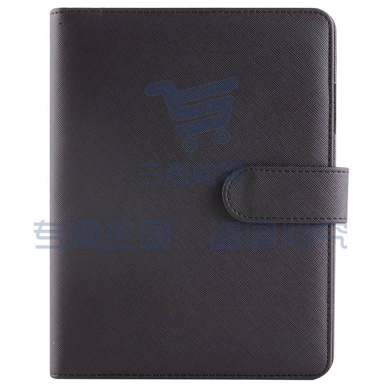 得力 3151 A5 高级仿皮活页记事本 100页(黑色)(单位 本)